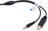Наушники с микрофоном Оклик HS-L300G Black черный 2.2м мониторные USB оголовье (1796949)