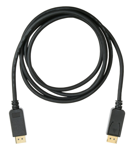 Кабель аудио-видео Buro V.1.2 DisplayPort (m)/DisplayPort (m) 2м. позолоч.конт. черный (BHP DPP_1.2-2)
