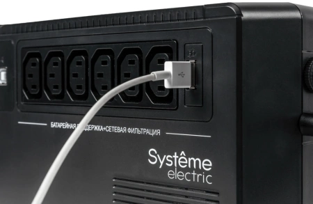 Источник бесперебойного питания Systeme Electriс BV BVSE600I 360Вт 600ВА черный