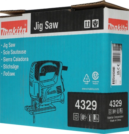 Лобзик Makita 4329 450Вт 3100ходов/мин от электросети