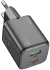 Сетевое зар./устр. Hoco N41 Almighty Black 20W 3A (PD+QC+AFC) USB-A/Type-C черный