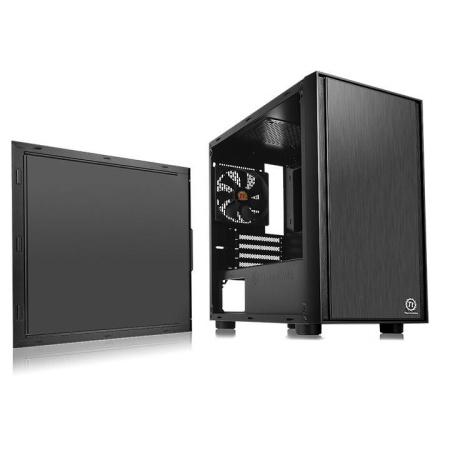 Корпус Thermaltake Versa H17 черный без БП mATX 2xUSB2.0 1xUSB3.0 audio bott PSU