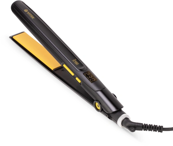 Выпрямитель Vitek VT-8400 45Вт черный макс.темп.:230С покрытие:керамическое
