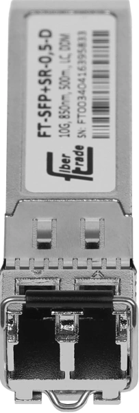 Модуль оптический Future Technologies FT-SFP+SR-0,5-D Модуль оптический FT-SFP+SR-0,5-D (10G, 850nm, 500m., LC, DDM)