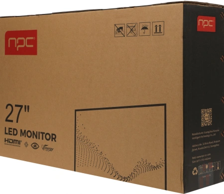 Монитор NPC 27" MU2707-K IPS Quad 4K (2160p) чер 5ms HDMI DP USB M/M HAS Piv 60Hz 250cd Ex