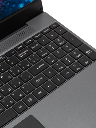 Ноутбук IRU Калибр 15PH Ryzen 5 5500U 8Gb SSD512Gb AMD Radeon Rx Vega 7 15.6" IPS FHD (1920x1080) Free DOS black WiFi BT Cam 4350mAh (2054001)