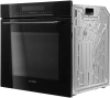 Духовой шкаф Электрический Hyundai HMEO 6780 BG черное стекло/серебристый