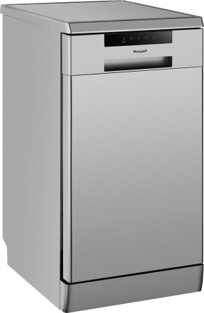 Посудомоечная машина Weissgauff DW 4015 серебристый (узкая)