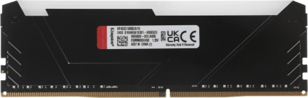 Память DDR4 16GB 3200MHz Kingston KF432C16BB2A/16 Fury Beast RGB RTL Gaming PC4-25600 CL16 DIMM 288-
