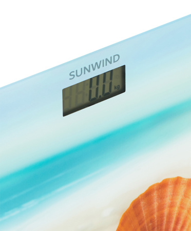 Весы напольные электронные SunWind SSB054 макс.180кг рисунок