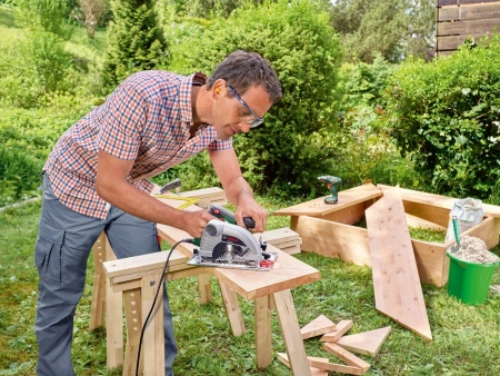 Циркулярная пила (дисковая) Bosch PKS 40 850Вт (ручная) D диска.:130мм (06033C5000)