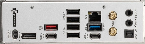 Материнская плата MSI B850 GAMING PLUS WIFI  SocketAM5 AMD B850 4xDDR5 ATX AC`97 8ch(7.1) 5Gigabit RAID+DP