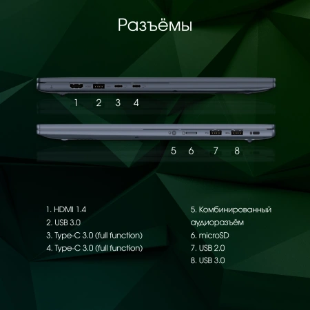 Ноутбук Digma Pro Pactos i7 1255U/16Gb/SSD512Gb/16"/IPS/FHD/W11Pro/dk.grey/6060mAh