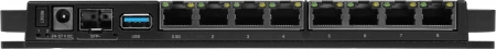 Маршрутизатор MikroTik RB5009UG+S+IN 10/100/1000 черный комп.:устройство/крепления/адаптер