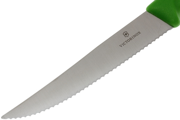 Набор ножей кухон. Victorinox Swiss Classic (6.7936.12L4B) компл.:2шт салатовый блистер