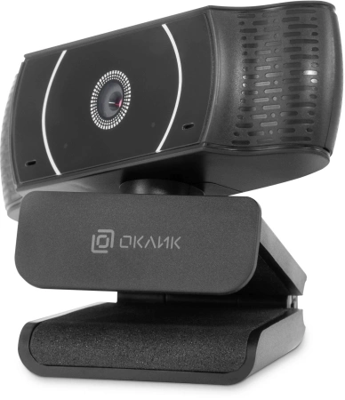 Камера Web Оклик OK-C016HD черный 1Mpix (1280x720) USB2.0 с микрофоном