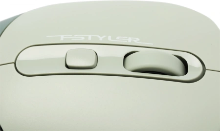 Мышь A4Tech Fstyler FB10C зеленый оптическая (2400dpi) беспроводная BT/Radio USB (4but)