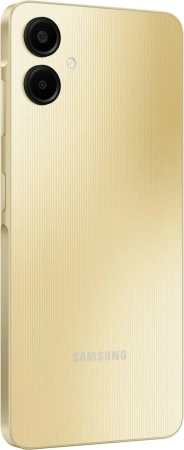 Смартфон Samsung SM-A065F Galaxy A06 64Gb 4Gb золотистый моноблок 3G 4G 2Sim 6.7" 720x1600 Android 14 50Mpix 802.11 a/b/g/n/ac GPS GSM900/1800 GSM1900 TouchSc microSD max1024Gb
