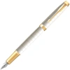 Ручка перьев. Parker IM Premium F318 (CW2143649) Pearl GT F сталь нержавеющая подар.кор.