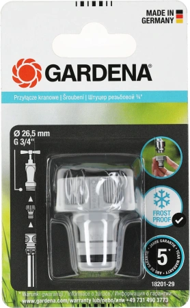 Соединитель Gardena 18201-29.000.00 Д.вх.3/4"