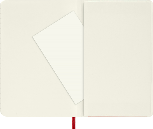 Блокнот Moleskine CLASSIC SOFT QP611F2 Pocket 90x140мм 192стр. линейка мягкая обложка красный