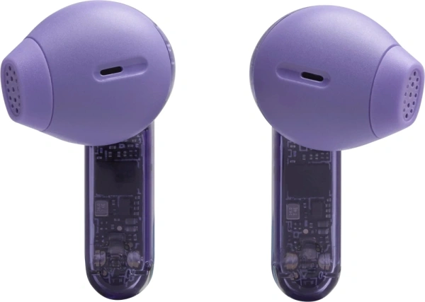 Гарнитура вкладыши JBL Tune Flex 2 Ghost Edition прозрачный/фиолетовый беспроводные bluetooth в ушной раковине (JBLTFLEX2GMAE)