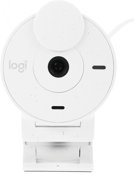 Камера Web Logitech HD Webcam Brio 300 белый 2Mpix (1920x1080) USB Type-C с микрофоном (960-001442)