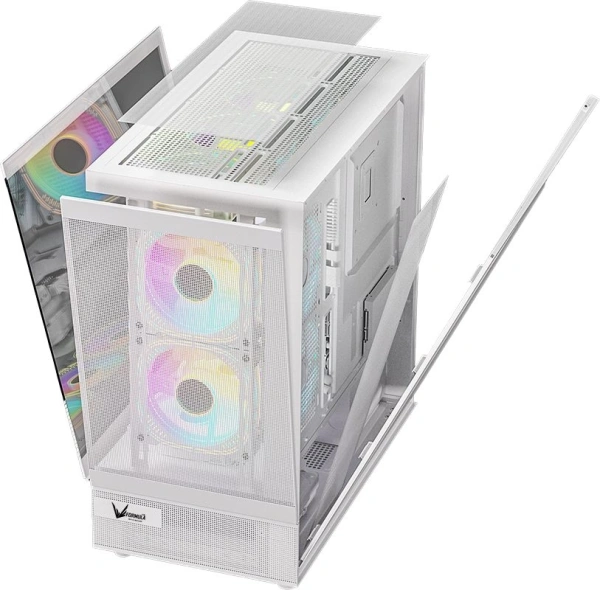 Корпус Formula Crystal Z8 Floe белый без БП ATX 1xUSB2.0 1xUSB3.0 1xUSB3.1 audio bott PSU