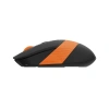 Мышь A4Tech Fstyler FG10 черный/оранжевый оптическая (2000dpi) беспроводная USB (4but)