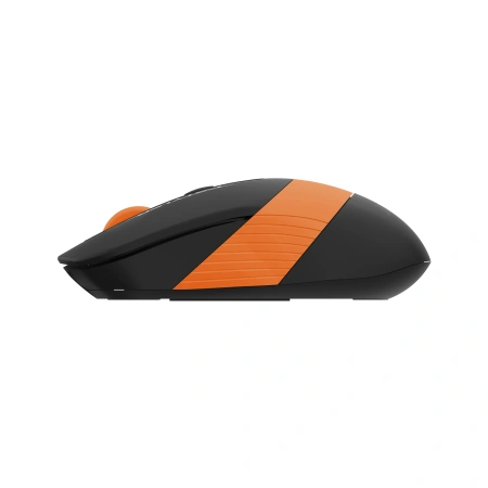 Мышь A4Tech Fstyler FG10 черный/оранжевый оптическая (2000dpi) беспроводная USB (4but)