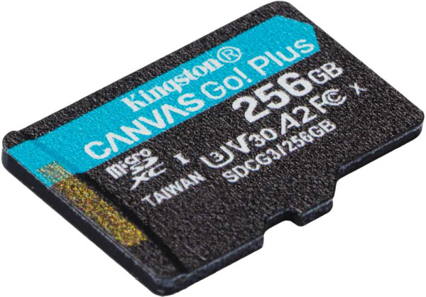Флеш карта microSDXC 256Gb Class10 Kingston SDCG3/256GBSP Canvas Go! Plus w/o adapter