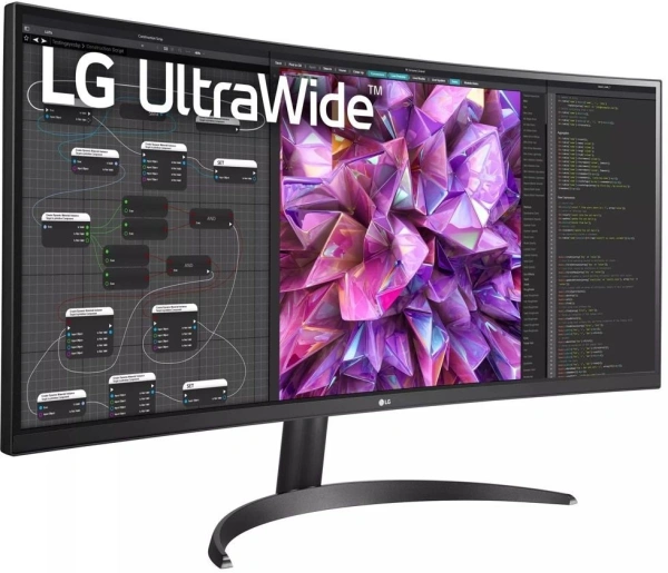 Монитор LG 34" 34WQ60C-B IPS WQ чер HDMI DP 60Hz 300cd In Cur
