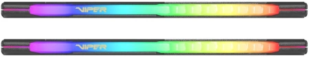 Память DDR4 2x32GB 3600MHz Patriot PVSR464G360C0K Viper Steel RGB RTL Gaming PC4-28800 CL20 DIMM 288-pin 1.35В dual rank с радиатором Ret