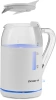 Чайник электрический Polaris PWK 1563CGL 1.5л. 2200Вт белый/прозрачный корпус: стекло/пластик