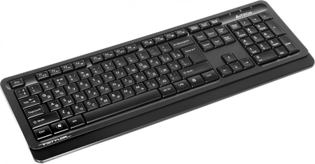 Клавиатура + мышь A4Tech Fstyler FG1012 клав:черный/серый мышь:черный USB беспроводная Multimedia (FG1012 BLACK)