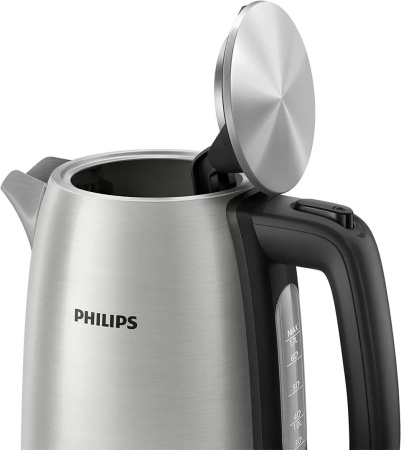 Чайник электрический Philips HD9353/90 1.7л. 2060Вт нержавеющая сталь/черный корпус: металл/пластик