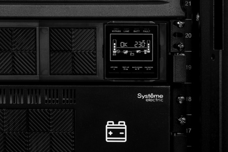 Источник бесперебойного питания Systeme Electriс SRV SRVSE6KRTXLI5U 5400Вт 6000ВА черный