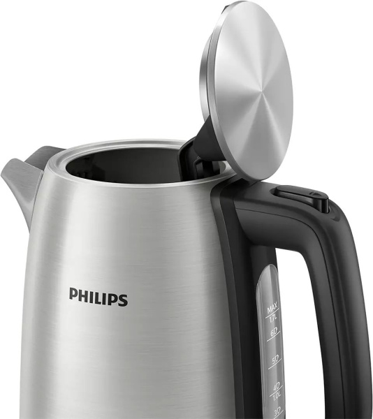 Чайник электрический Philips HD9353/90 1.7л. 2060Вт нержавеющая сталь/черный корпус: металл/пластик