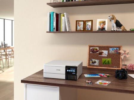 МФУ струйный Epson L8160 (C11CJ20404/403/402) A4 Duplex Net WiFi белый