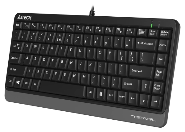 Клавиатура A4Tech Fstyler FKS11 черный/серый USB (FKS11 GREY)