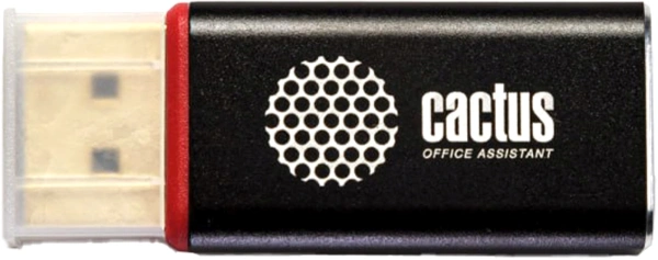 Переходник аудио-видео Cactus CS-DP-HDMI-ADR DisplayPort (m)/HDMI (f) позолоч.конт. черный