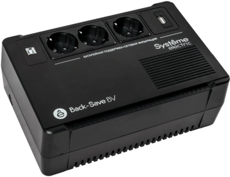 Источник бесперебойного питания Systeme Electriс BV BVSE400RS 240Вт 400ВА черный