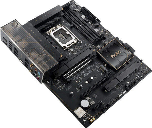 Материнская плата Asus PROART B760-CREATOR WIFI Soc-1700 Intel B760 4xDDR5 ATX AC`97 8ch(7.1) 1 x 2.