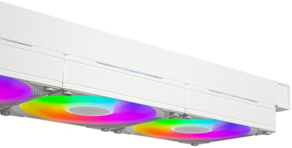 Система водяного охлаждения ID-Cooling FX360 Inf ARGB Soc-AM5/AM4/1200/1700/1851 белый 4-pin 27.2dB Al+Cu 350W Ret (FX360 INF WHITE)