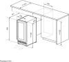 Винный шкаф Lex LWD3020BL 1-нокамерн. черный