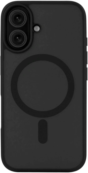 Чехол (клип-кейс) uBear для Apple iPhone 16 Cloud with MagSafe черный (CS427BL61MT-I24M)