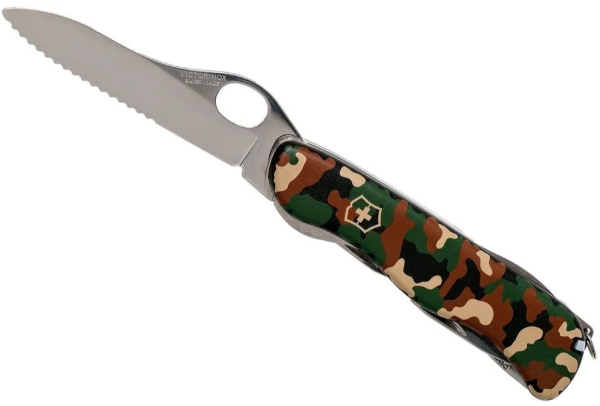 Нож перочинный Victorinox Trailmaster (0.8463.MW94) 111мм 12функц. камуфляж карт.коробка