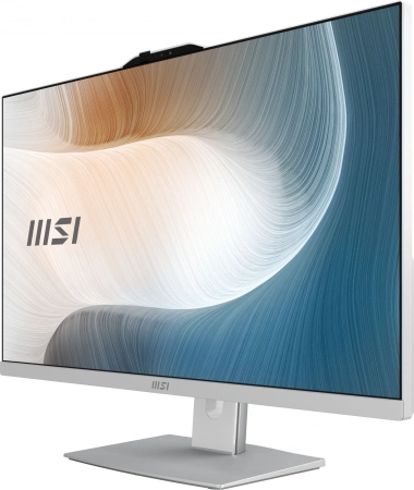 Моноблок MSI Modern AM272P 1M-675XRU 27" Full HD Core 5 120U (1.4) 16Gb SSD512Gb Graphics noOS GbitEth WiFi BT 120W клавиатура мышь Cam белый 1920x1080