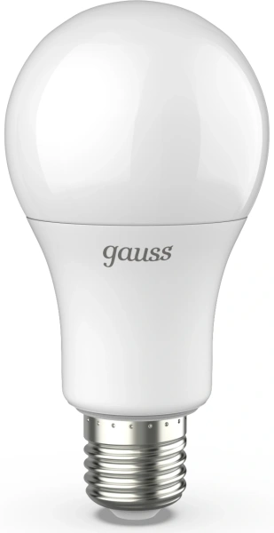 Лампа светодиодная Gauss A60 12Вт цок.:E27 груша 220B 4100K св.свеч.бел.нейт. A60 (упак.:1шт) (102502212)