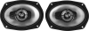 Колонки автомобильные JVC CS-DR693 500Вт 86дБ 4Ом 15x23см (6x9дюйм) (ком.:2кол.) коаксиальные трехполосные